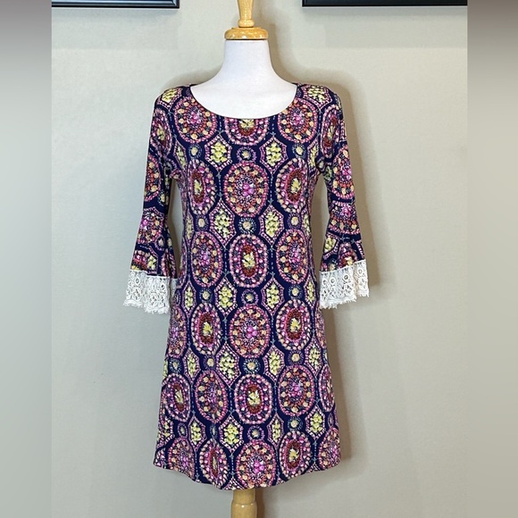 Judith March Dresses & Skirts - Judith March | Size Small Floral and Lace Boho Dress